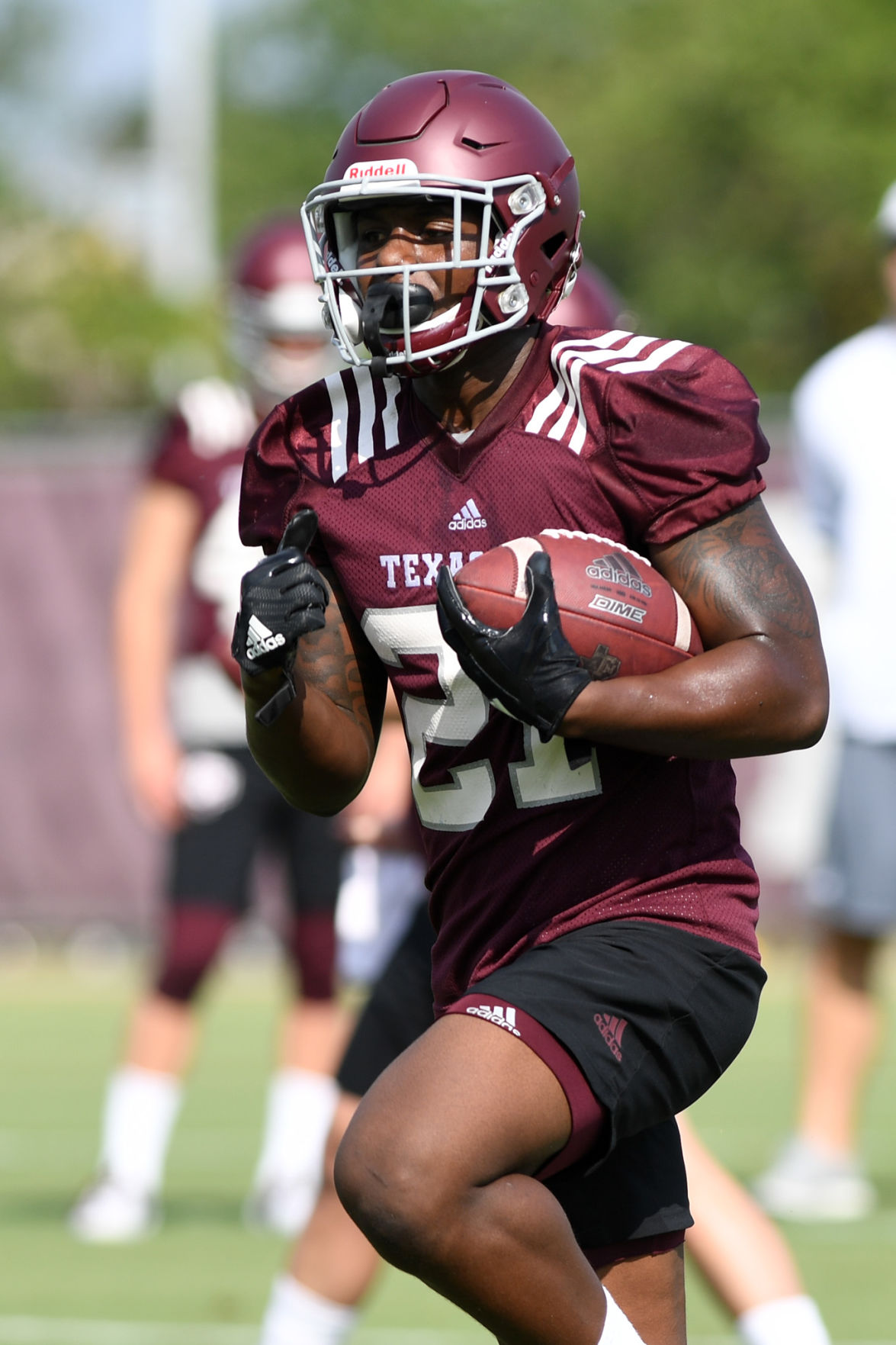 Texas A&M football practice